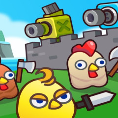 Merge Cannon: Chicken Defense
