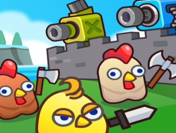 Merge Cannon: Chicken Defense