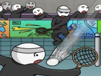 Stick Figure Badminton 2