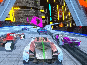 2 Player Battle Car Racing .