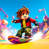 Snow Rider Obby Parkour