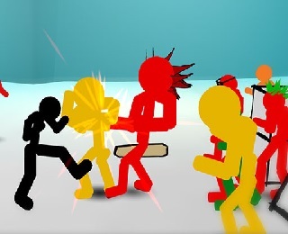 Stickman Ultimate Street Fighter 3D em Jogos na Internet